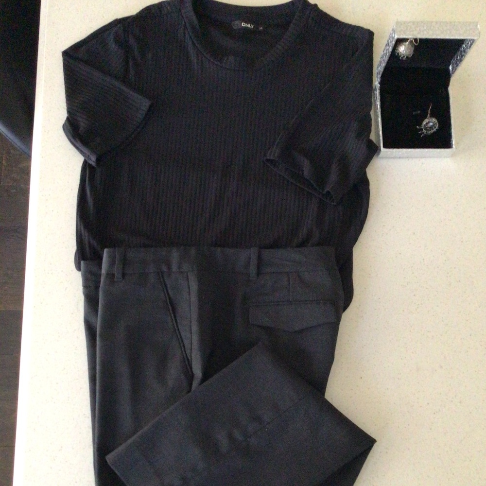 Dark Grey Trousers by Talula
